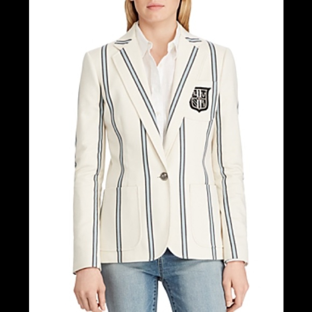 LAUREN Ralph Lauren Striped Women's Blazer